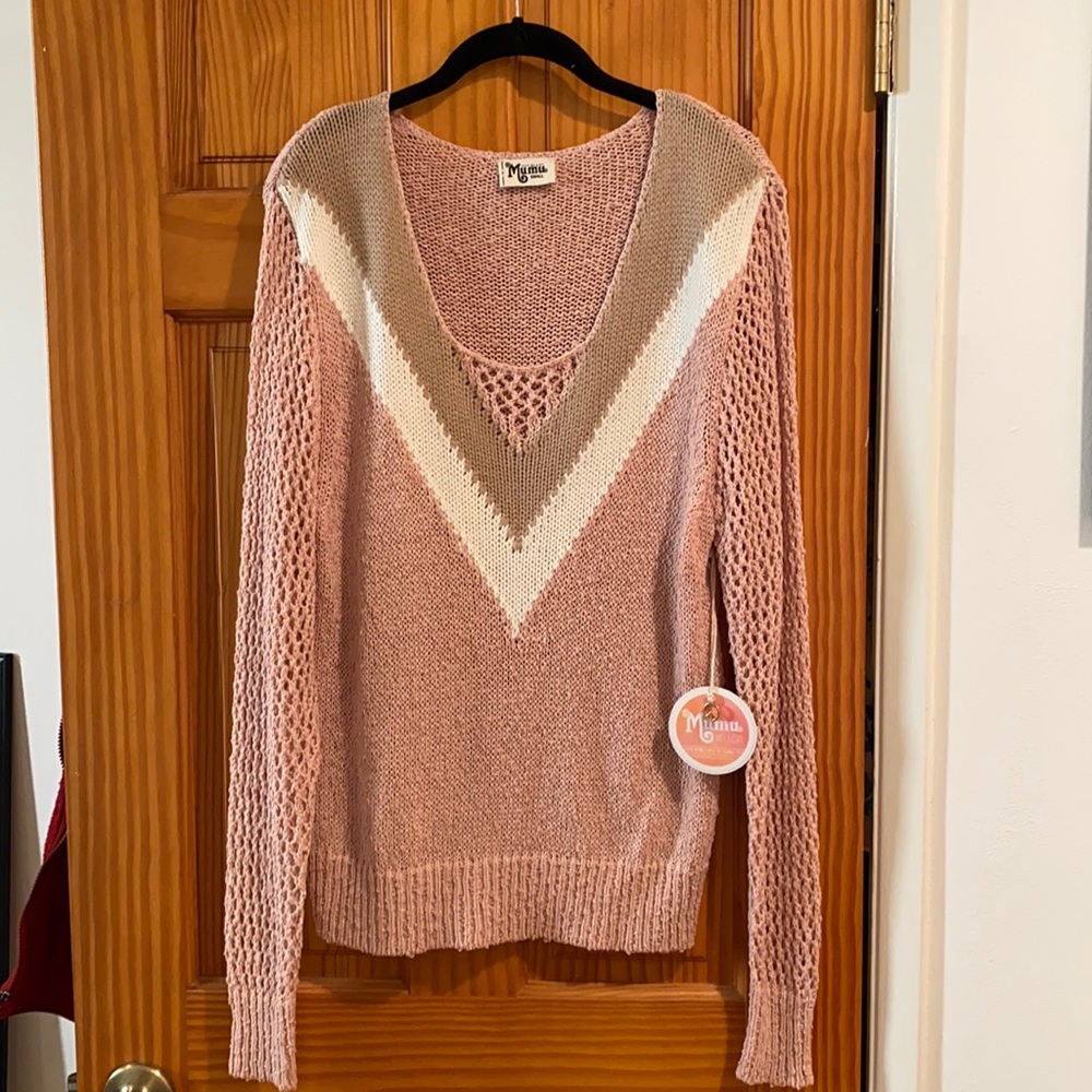 Show Me Your Mumu Scoop Neck Sweater